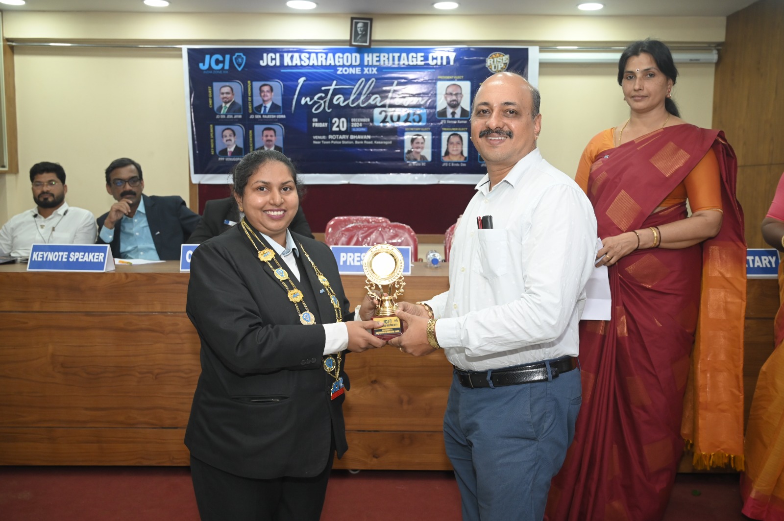 HONOURING BY JCI INDIA KASARAGOD